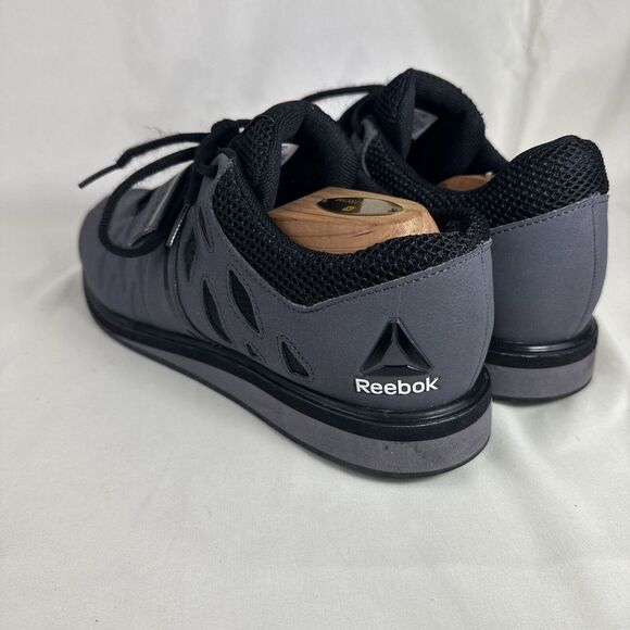 Reebok Lifter PR‎ Weightlifting Platform Shoes Men's Size 10 Gray BD2631 Workout - Picture 4 of 14